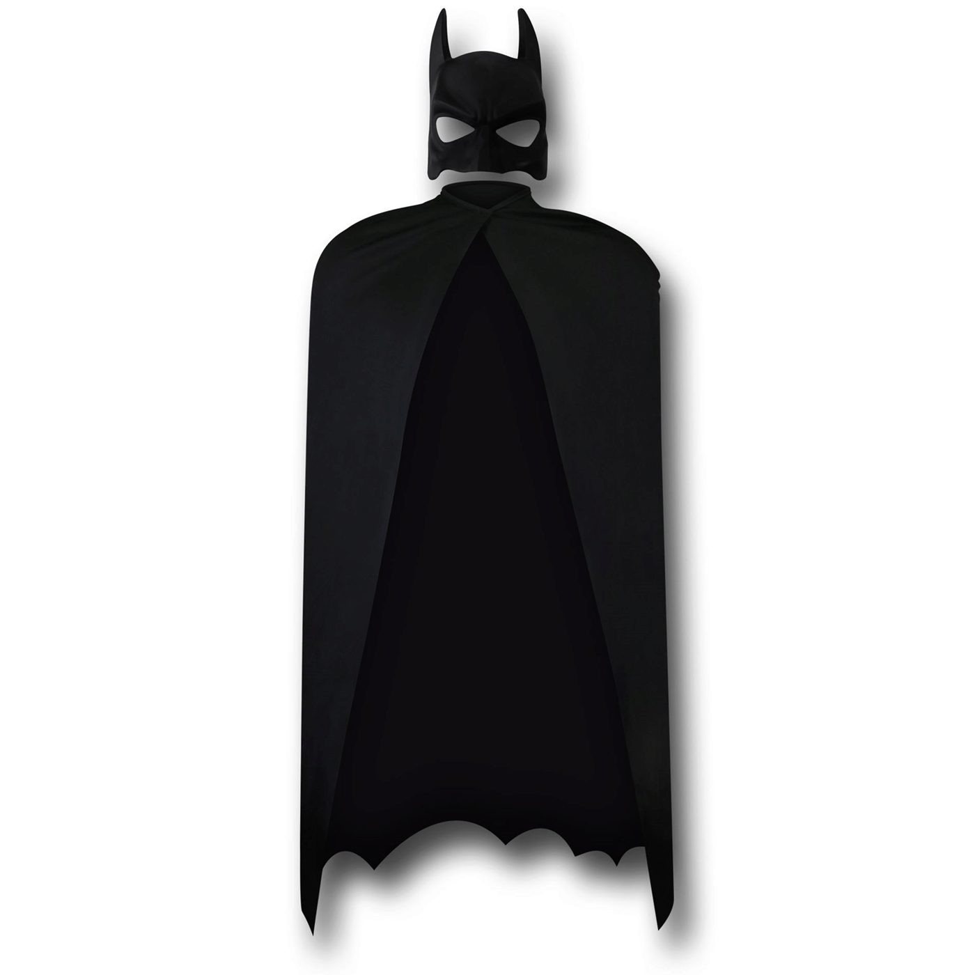 Batman Adult Mask & Cape Set, Black