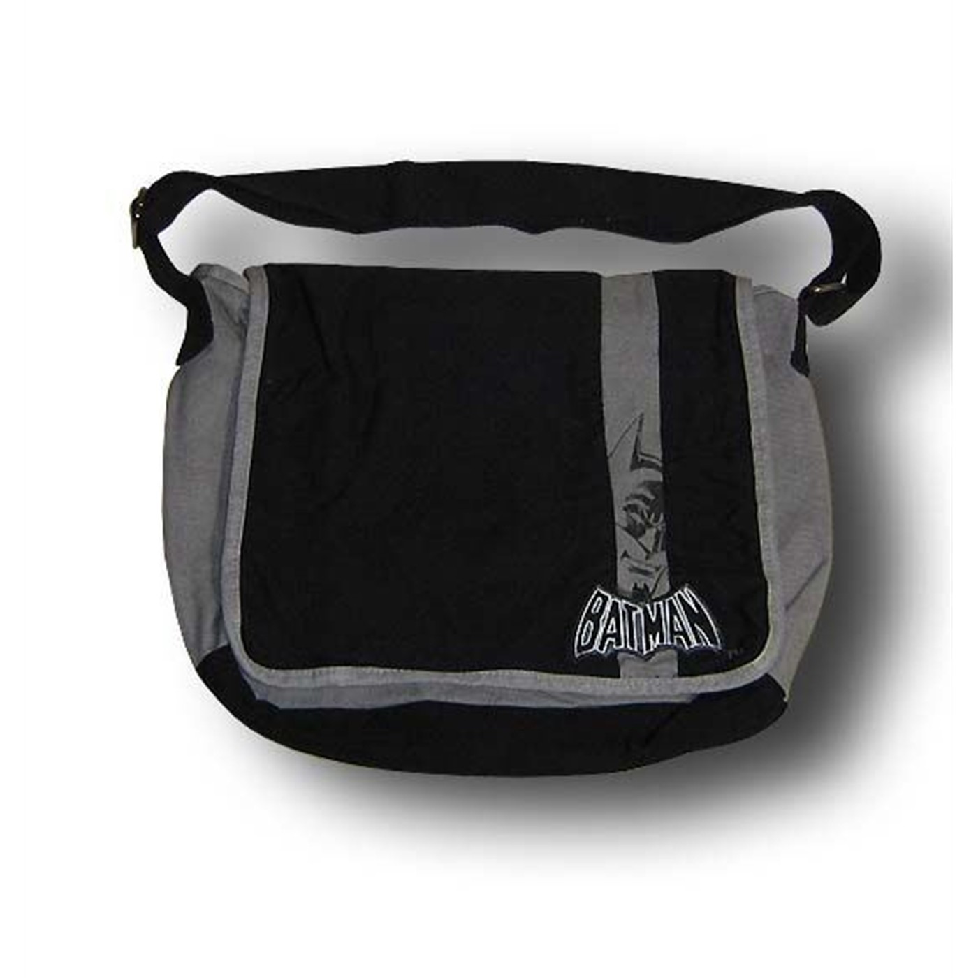 Batman Black and Grey Messenger Bag, Grey