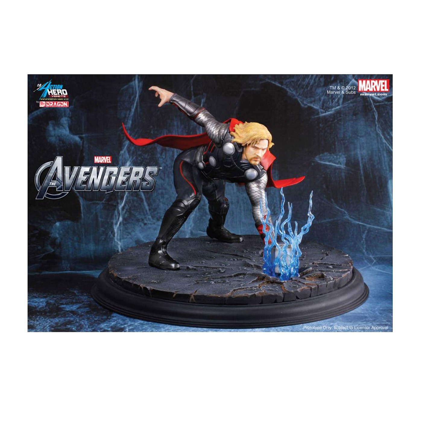 Thor Figure Dragon Model Kit, Grey