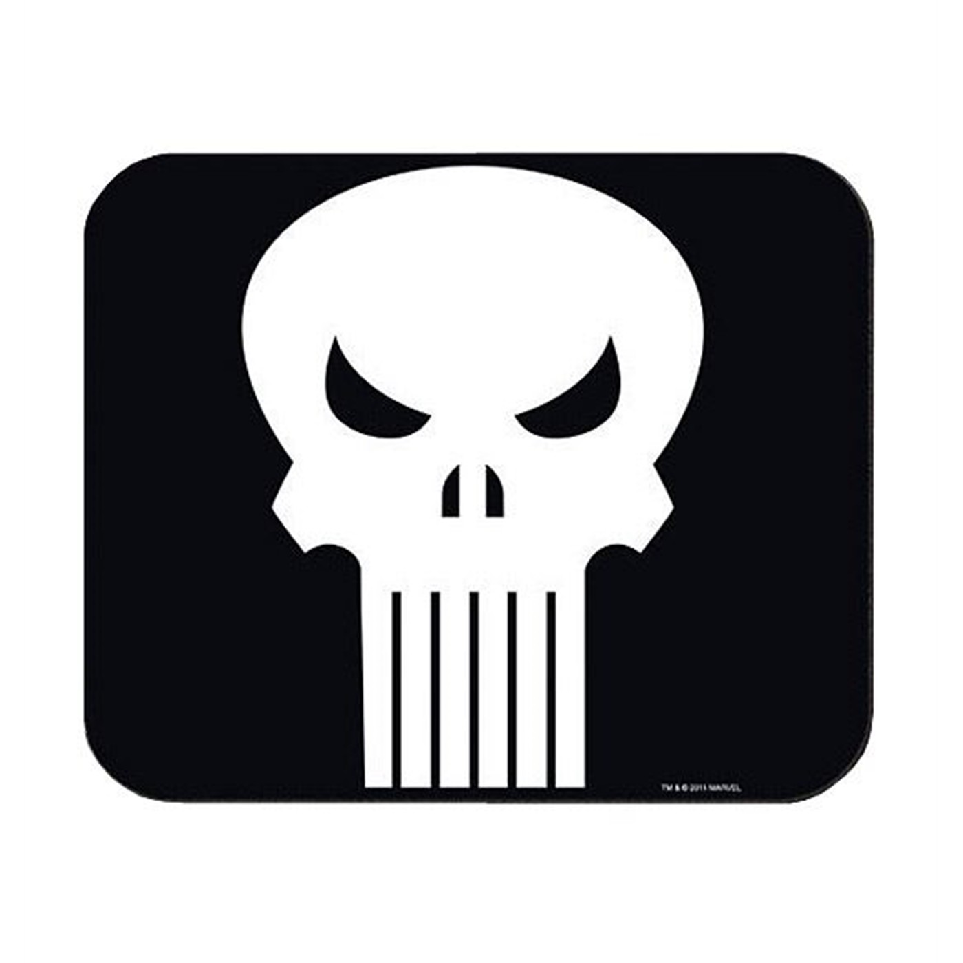 Punisher Skull Symbol Mousepad, Black