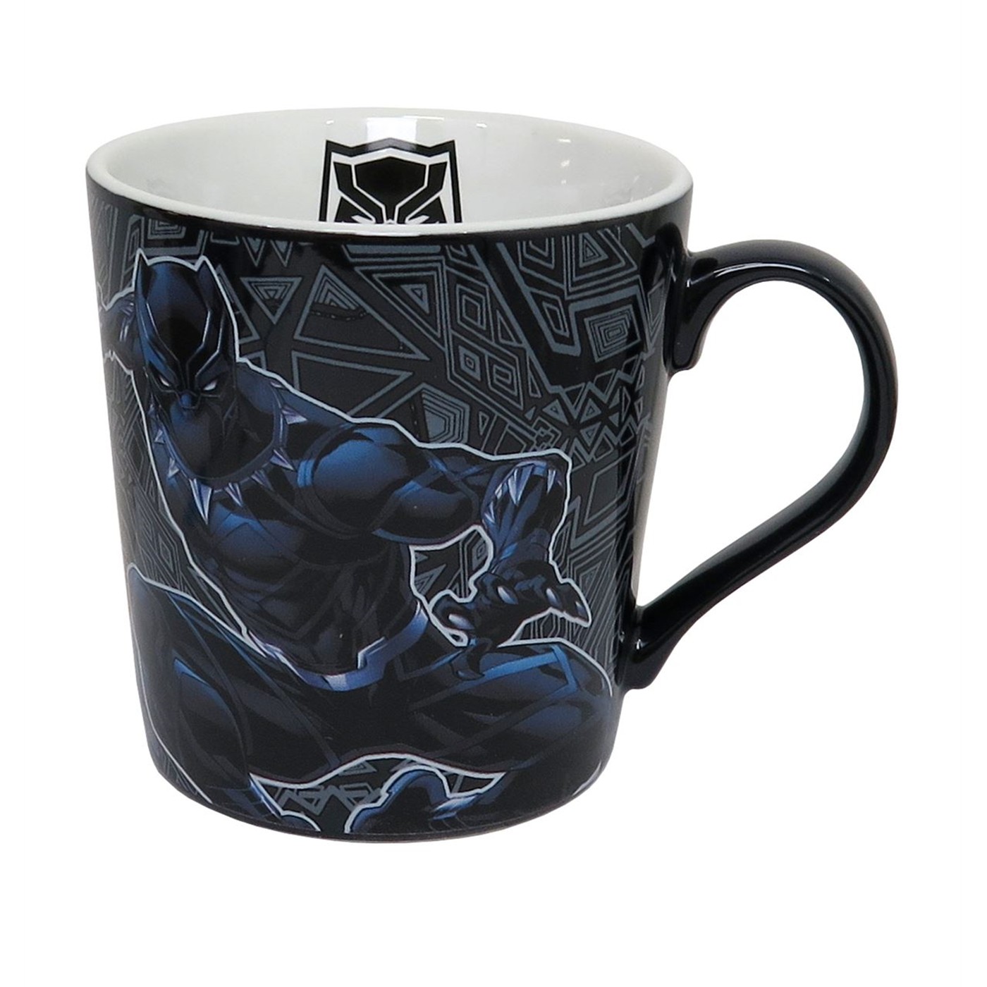 Black Panther MovieTribal 12oz Ceramic Mug, Black
