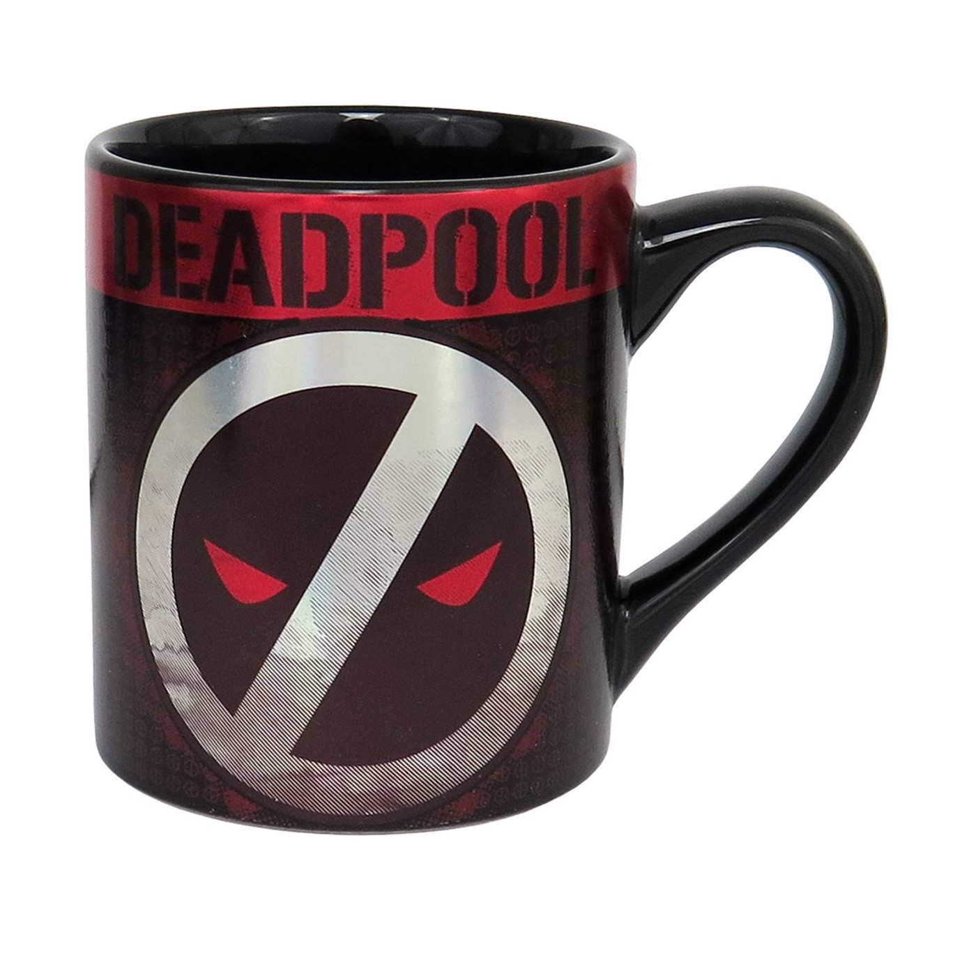 Deadpool Reverse Symbol 14oz Mug, Black