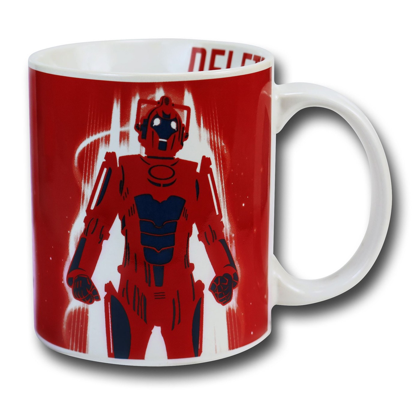 Doctor Who Cybermen 2D Mug, Red