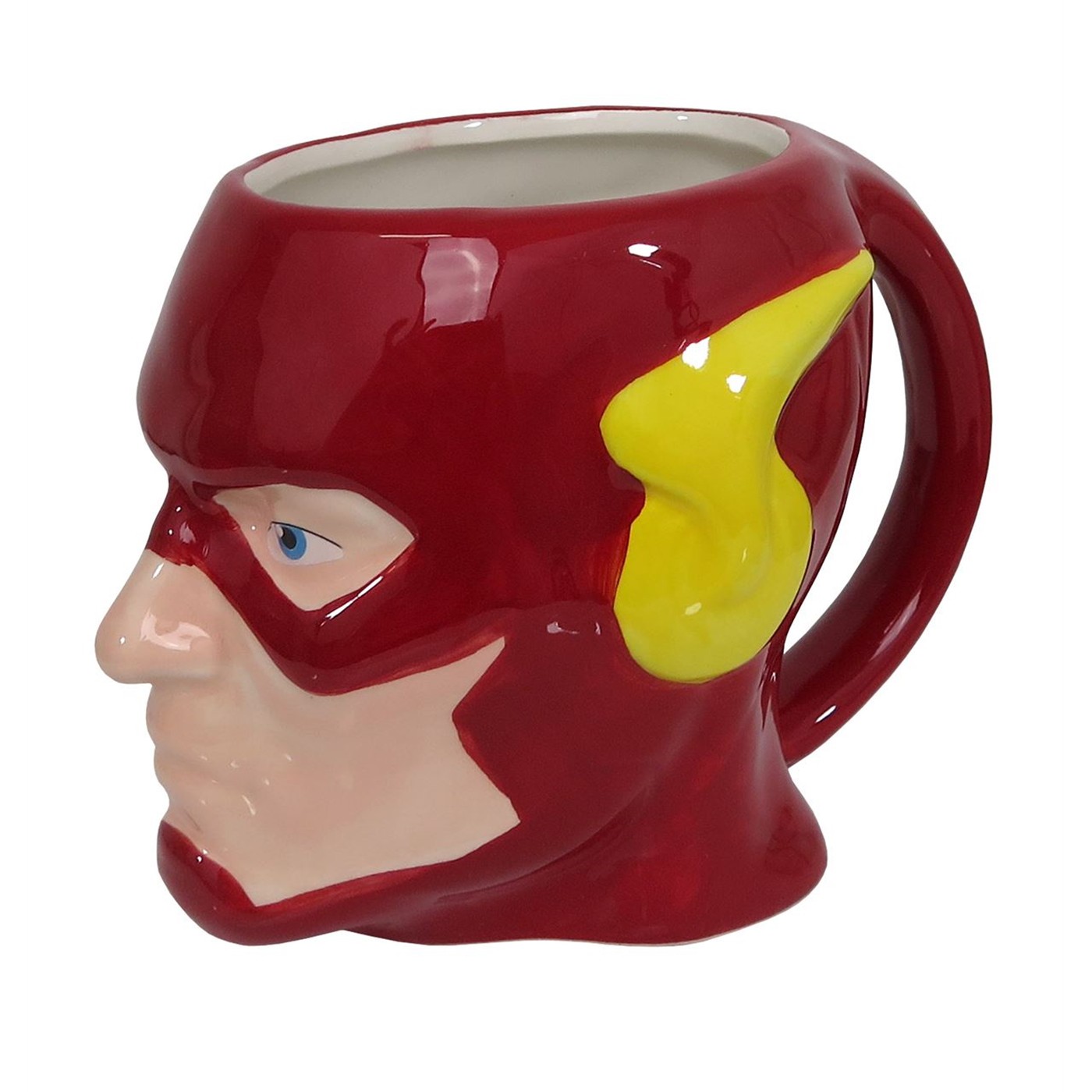 Flash Sculpted 11oz Ceramic Mug, Red
