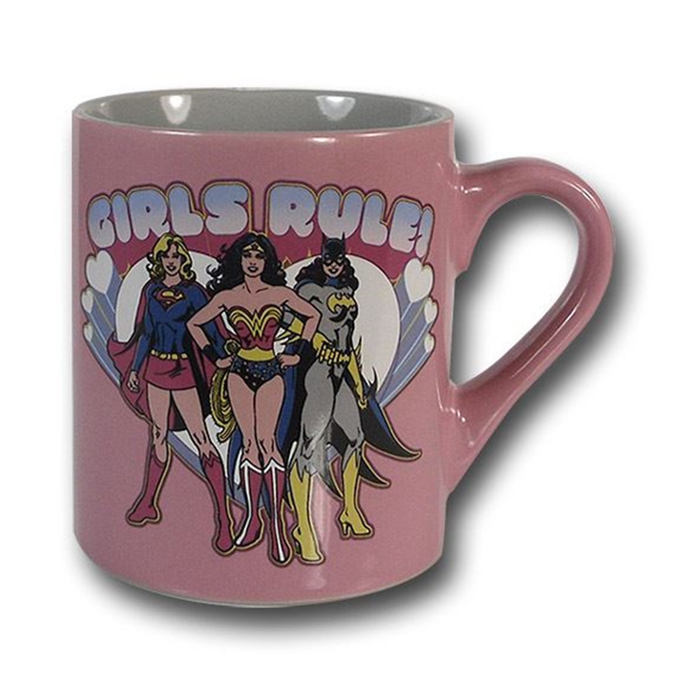 DC Girls Rule Pink Mug, Pink