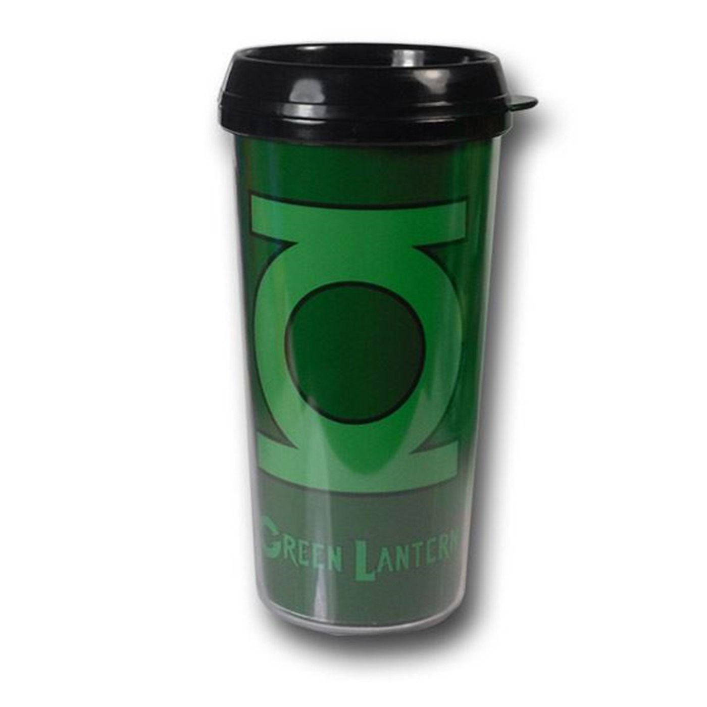 Green Lantern Green Symbol Plastic Travel Mug, Green