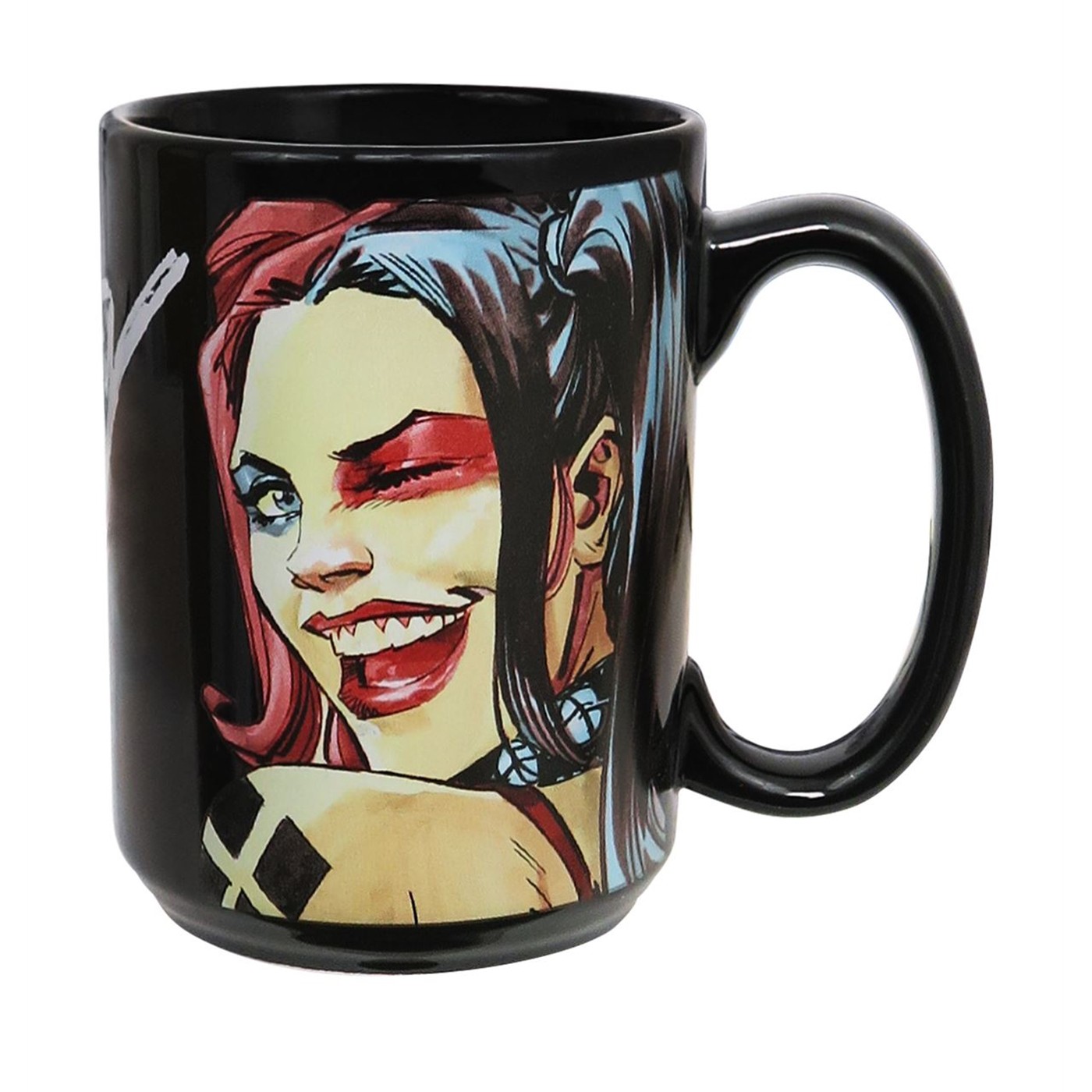 Harley Quinn Trust Me I'm Sane 15oz Ceramic Mug, Black