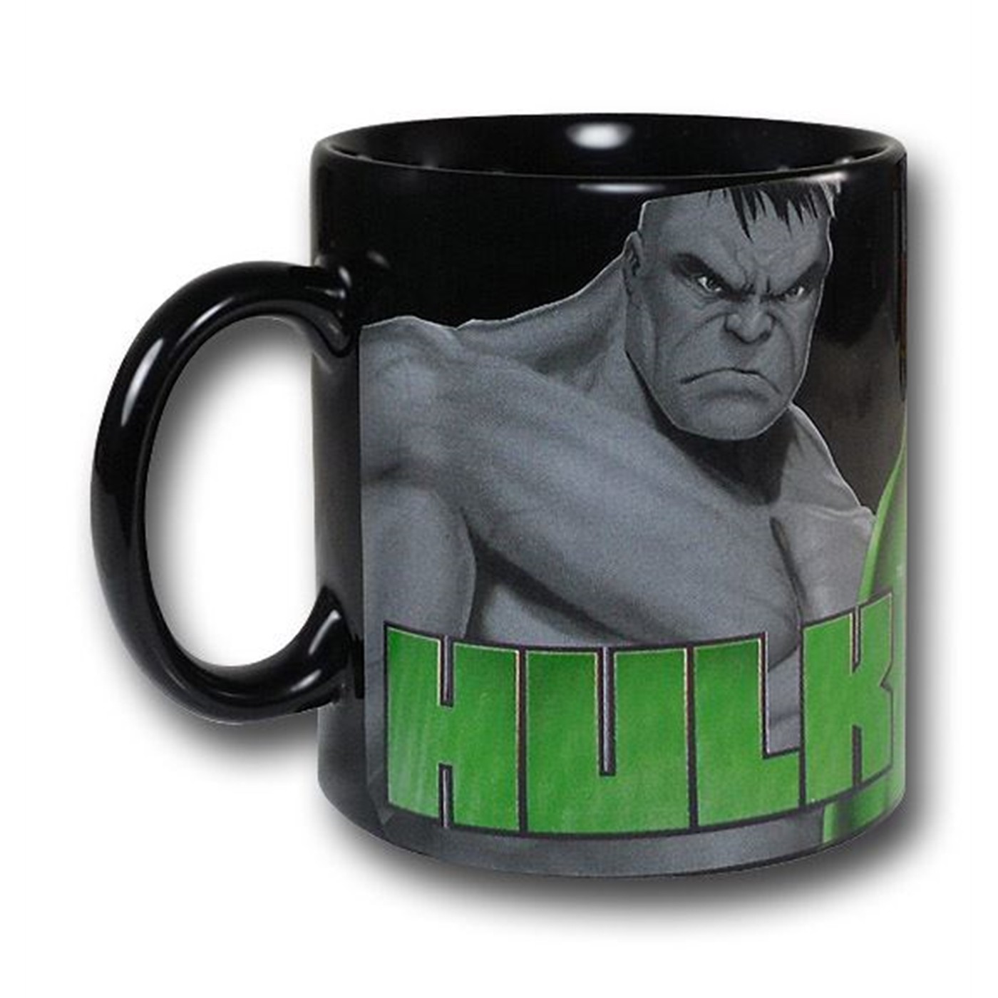 Hulk Enraged Ceramic Mug, Black