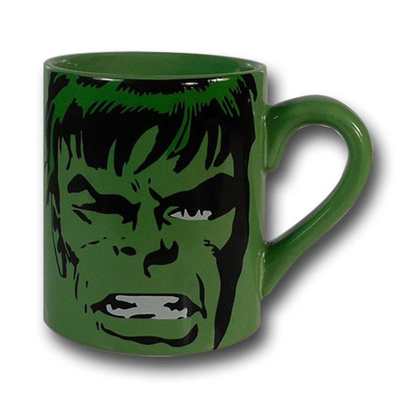 Hulk Retro Face Mug, Black