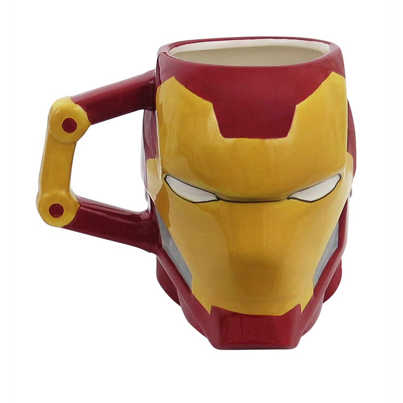Iron Man Helmet 20oz Sculpted Ceramic Mug, Red