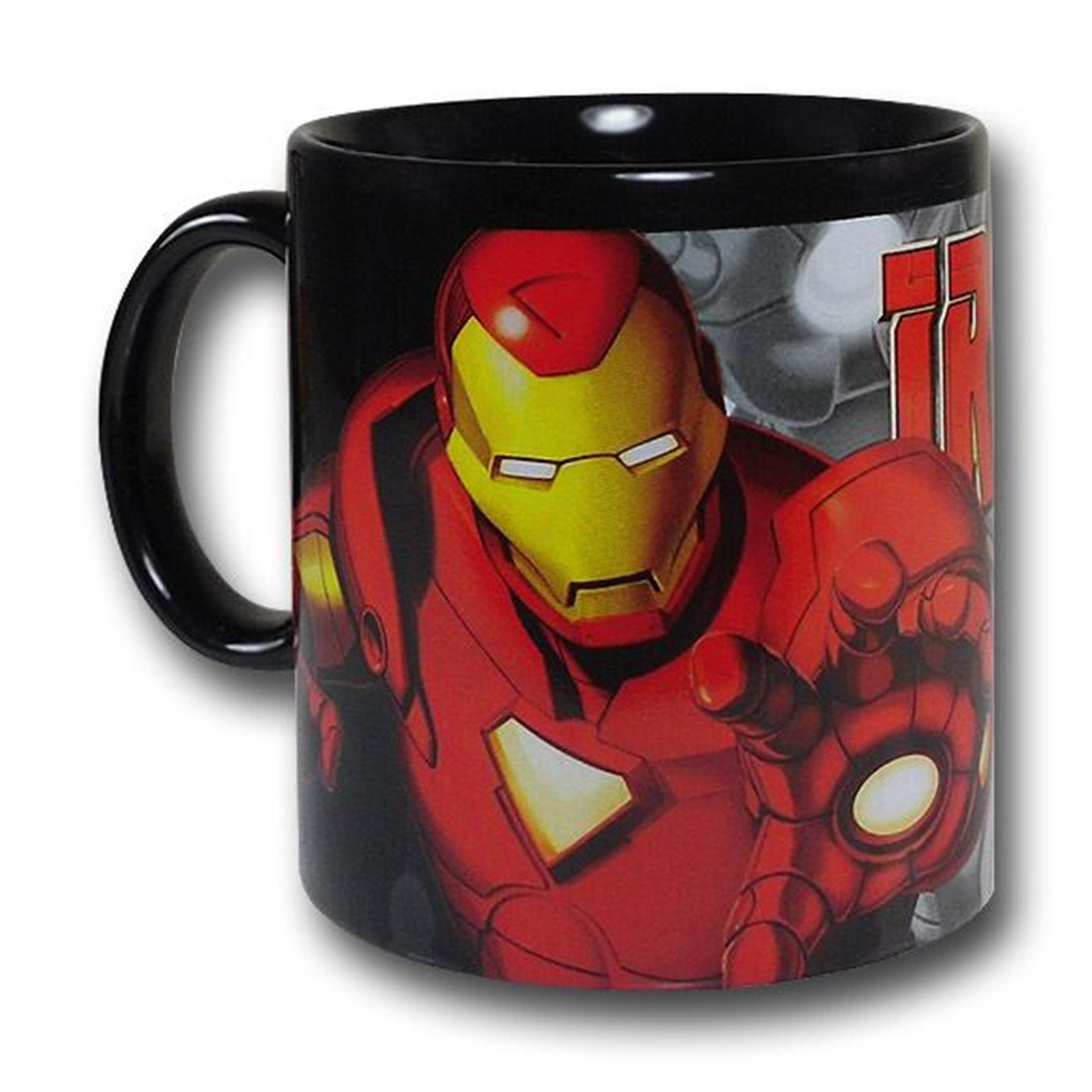 Iron Man Modern Oversized 18oz Ceramic Mug, Black
