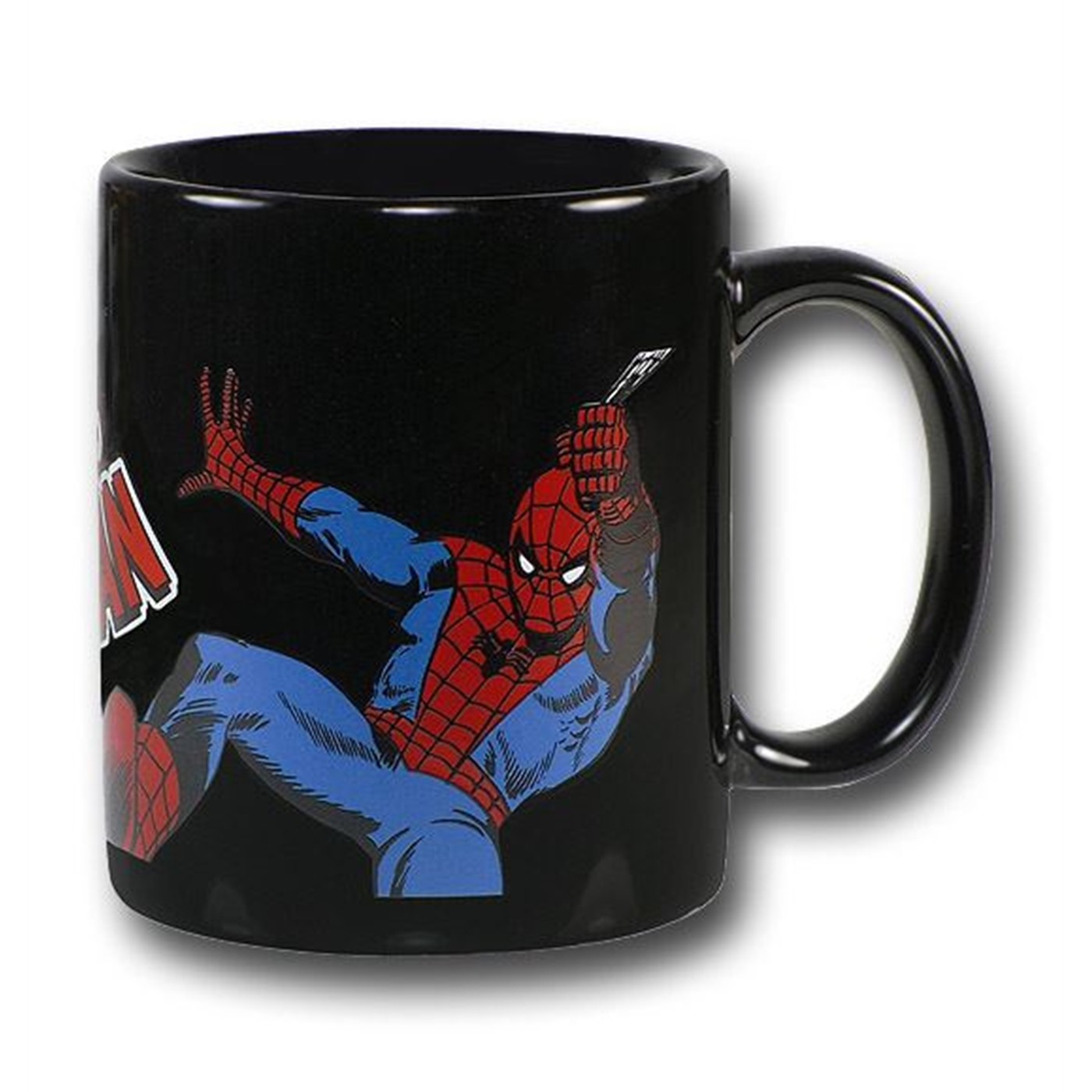 Spiderman Amazing Black Ceramic Mug, Black