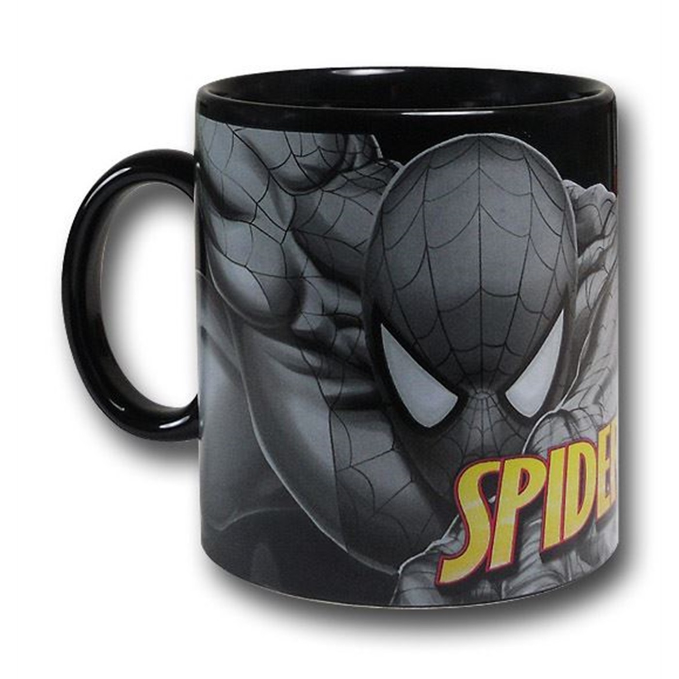 Spiderman Spins 18oz Oversized Ceramic Mug, Black