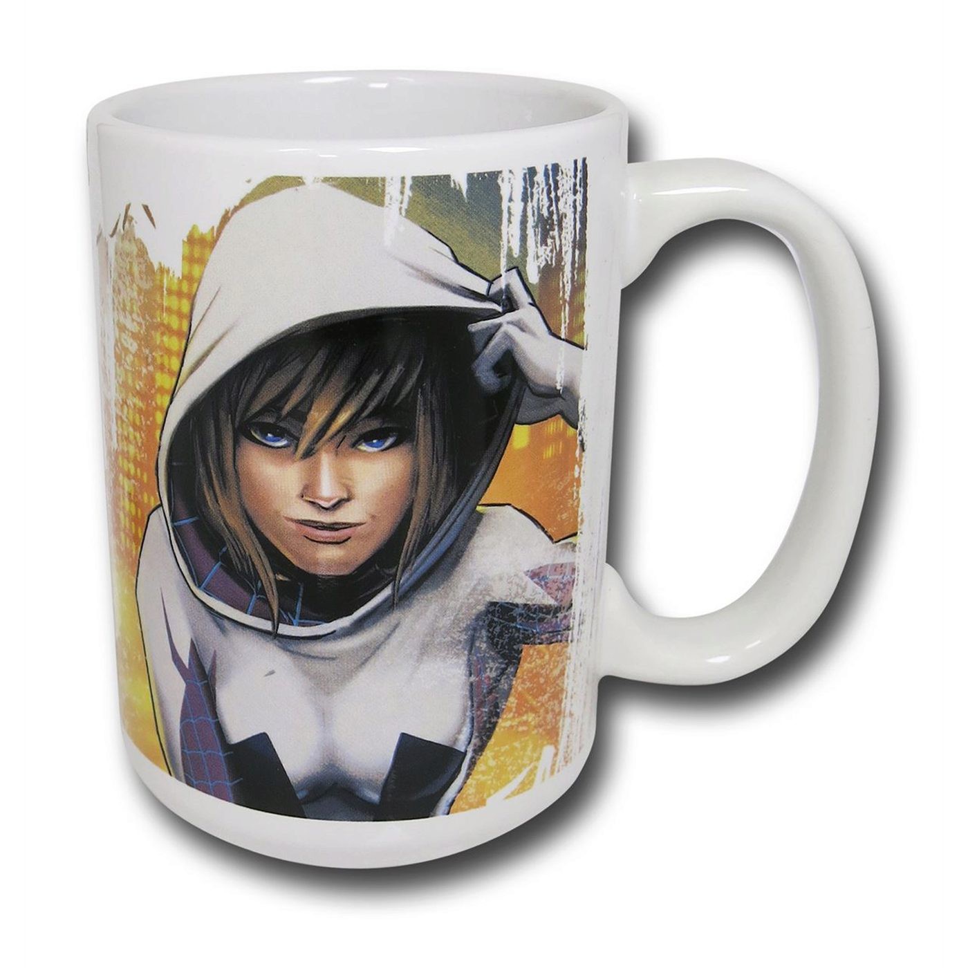Spider Gwen Image 15oz Mug, White