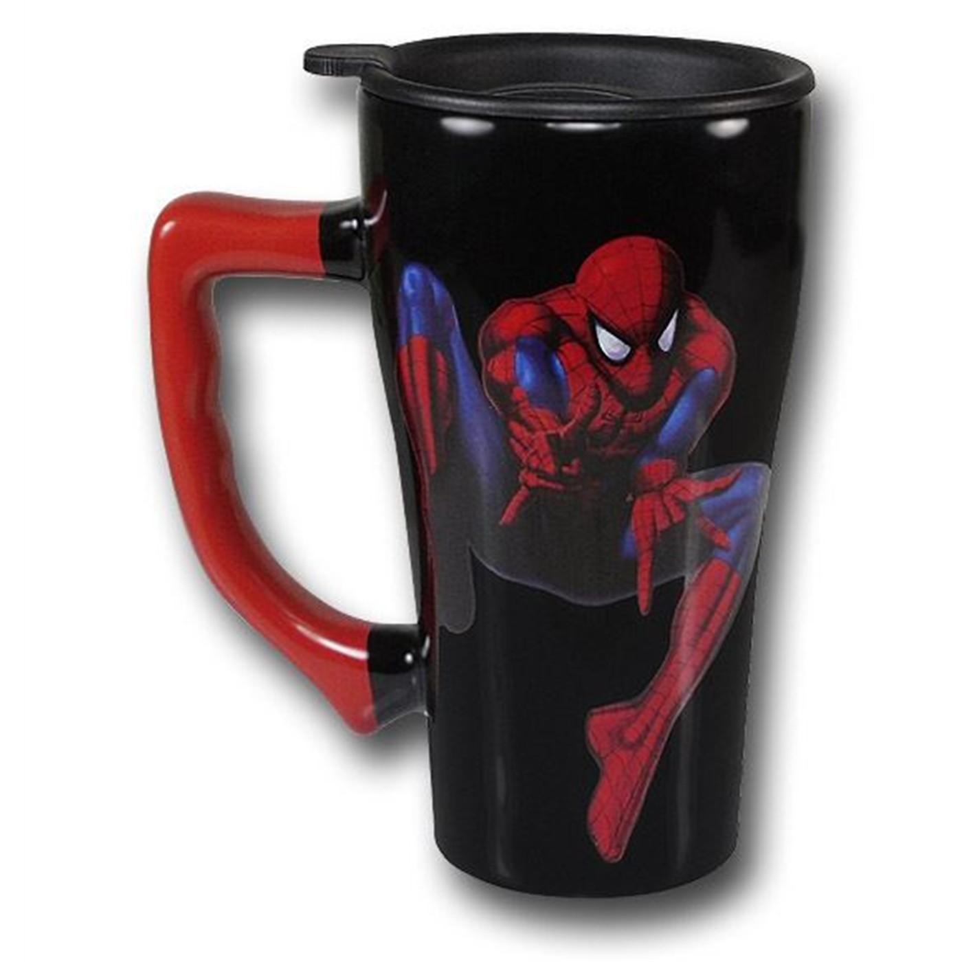 Spiderman Hop 16oz Ceramic Travel Mug, Black