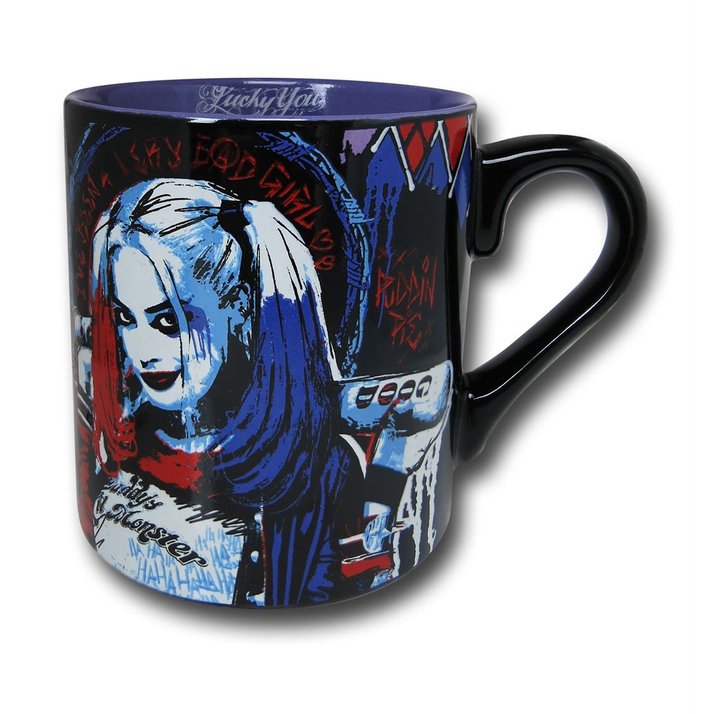 Suicide Squad Daddy's Lil Monster Mug, Black