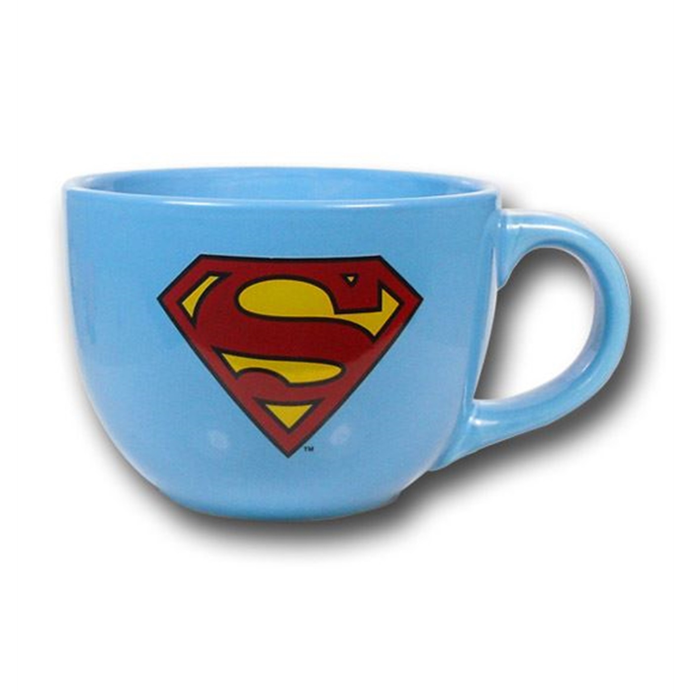Superman Symbol 24 oz Soup Mug, Blue