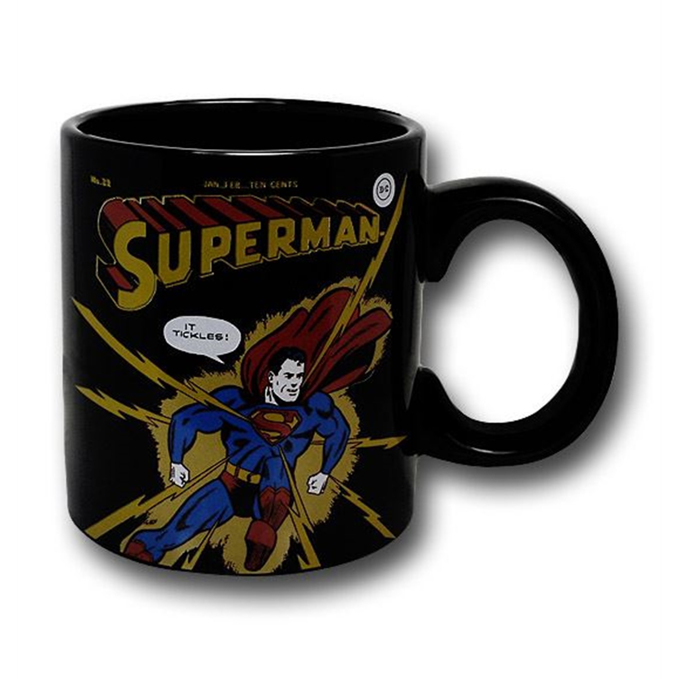 Superman #32 Cover Oversized 20 oz Mug, Black