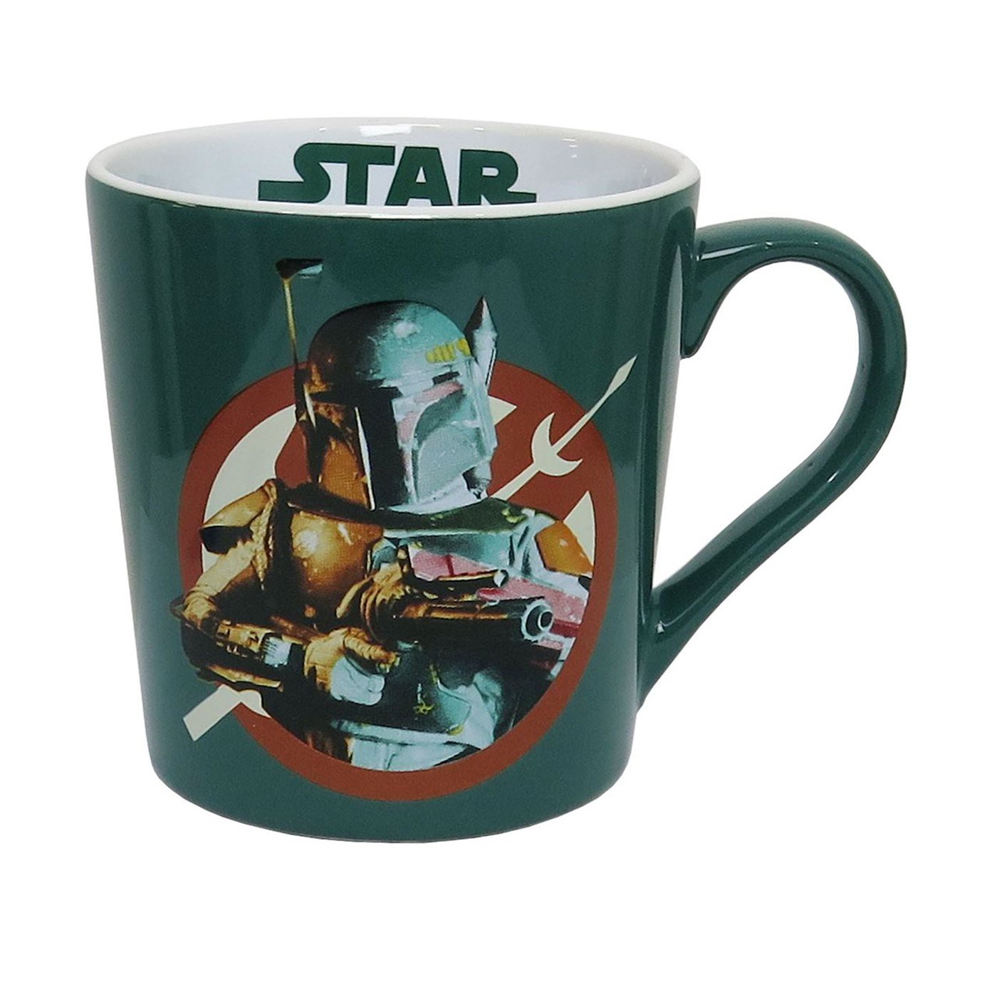 Star Wars Boba Fett 12oz Ceramic Mug, Green