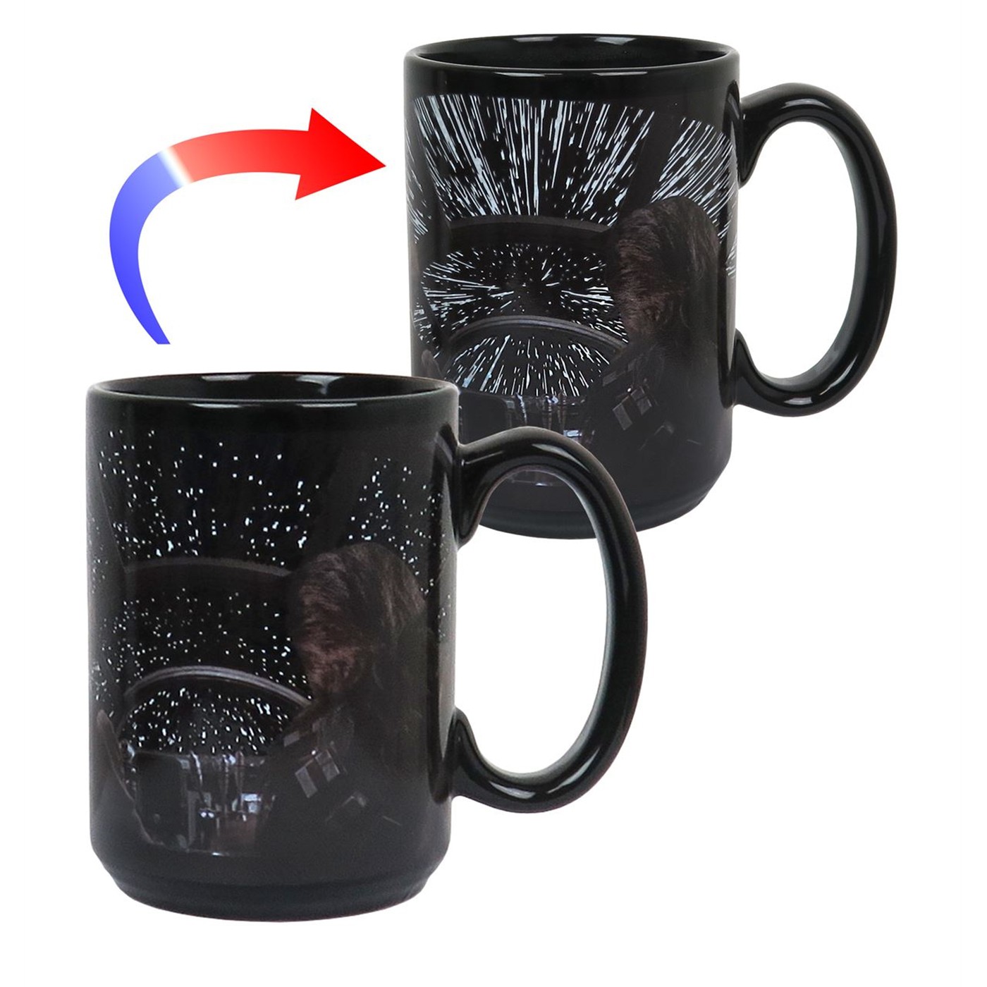 Star Wars Millennium Falcon 15oz Color Change Mug, Black