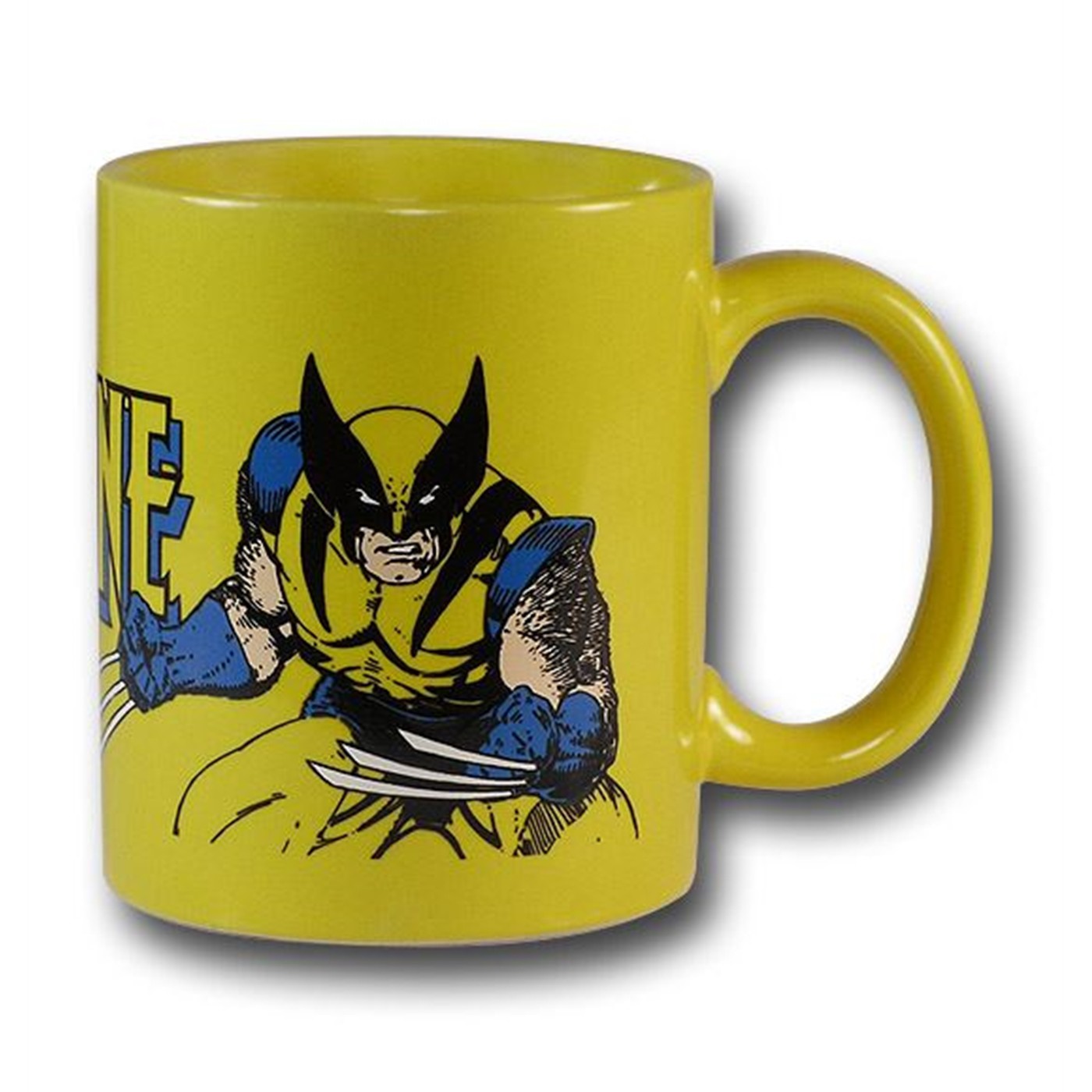 Wolverine Yellow Ceramic Mug Of SNIKT!!!, Yellow