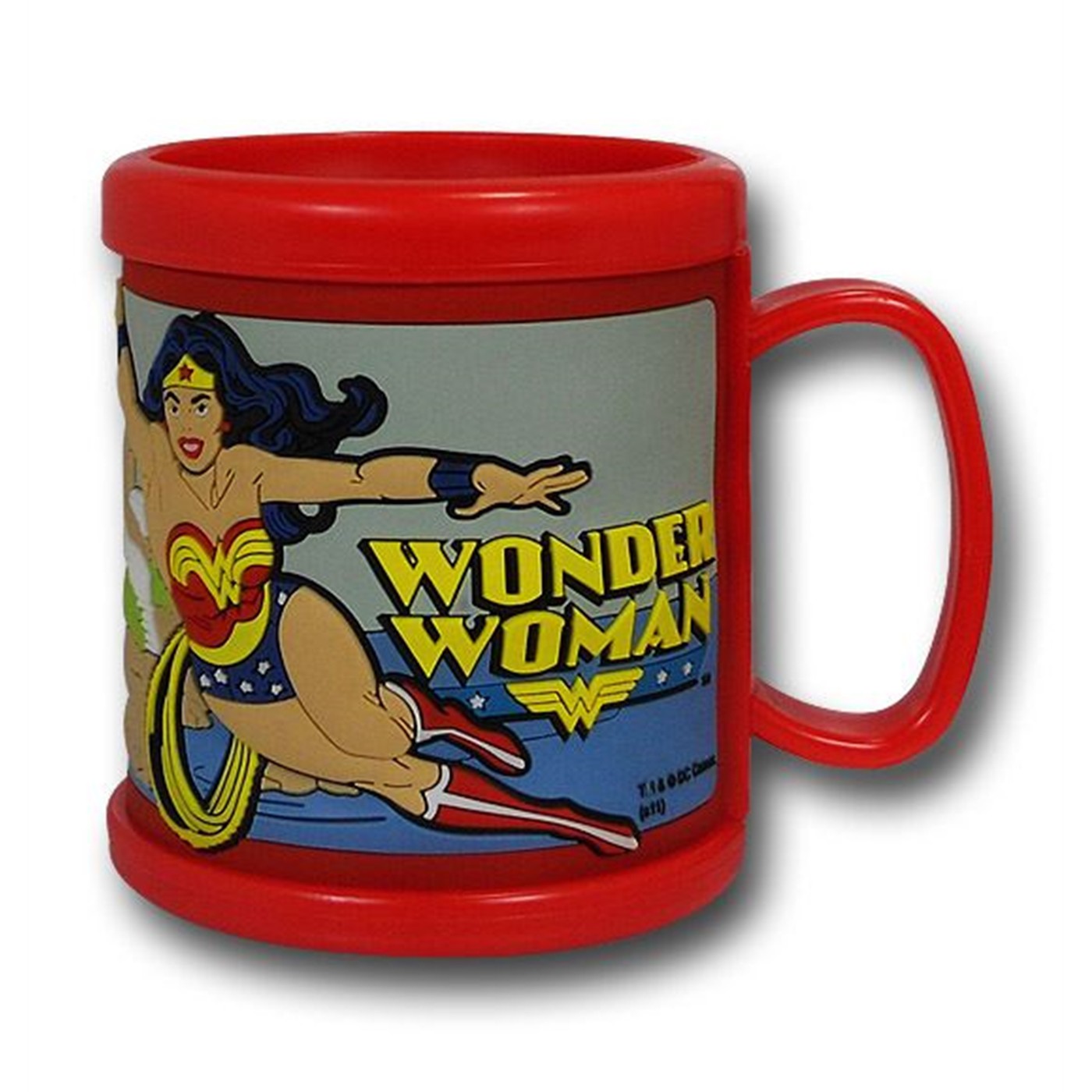 Wonder Woman Amazon Paradise Plastic Mug, Red