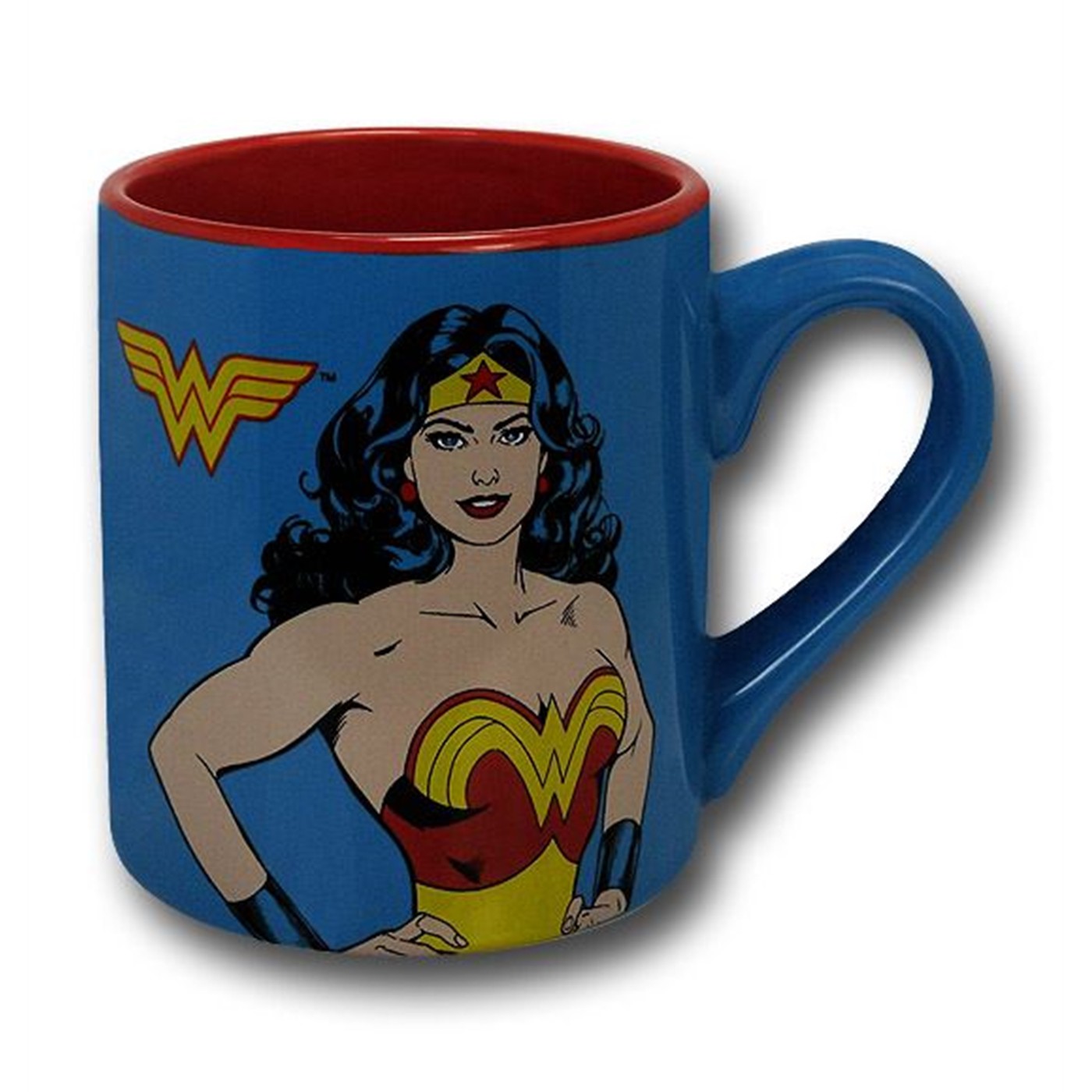 Wonder Woman Blue Hero Pose Mug, Blue