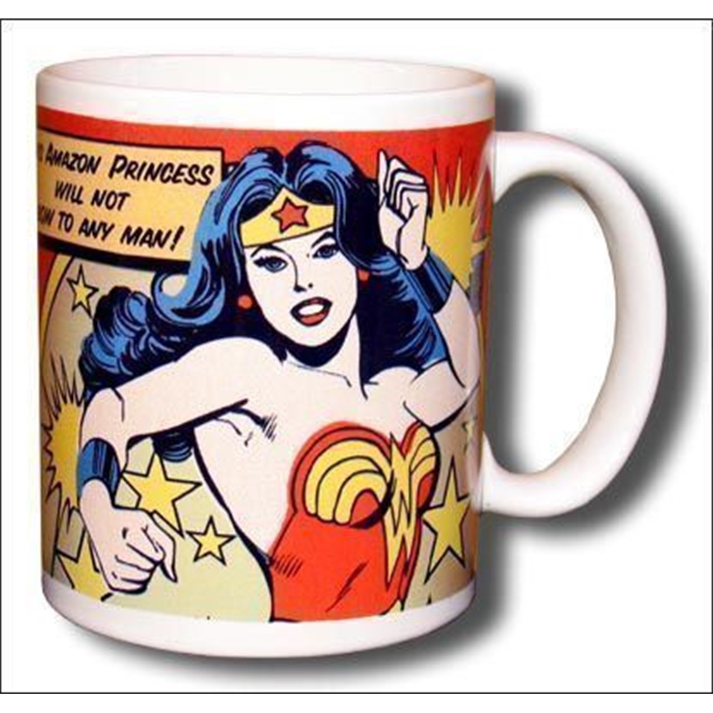 Wonder Woman 12oz Red Decal Mug