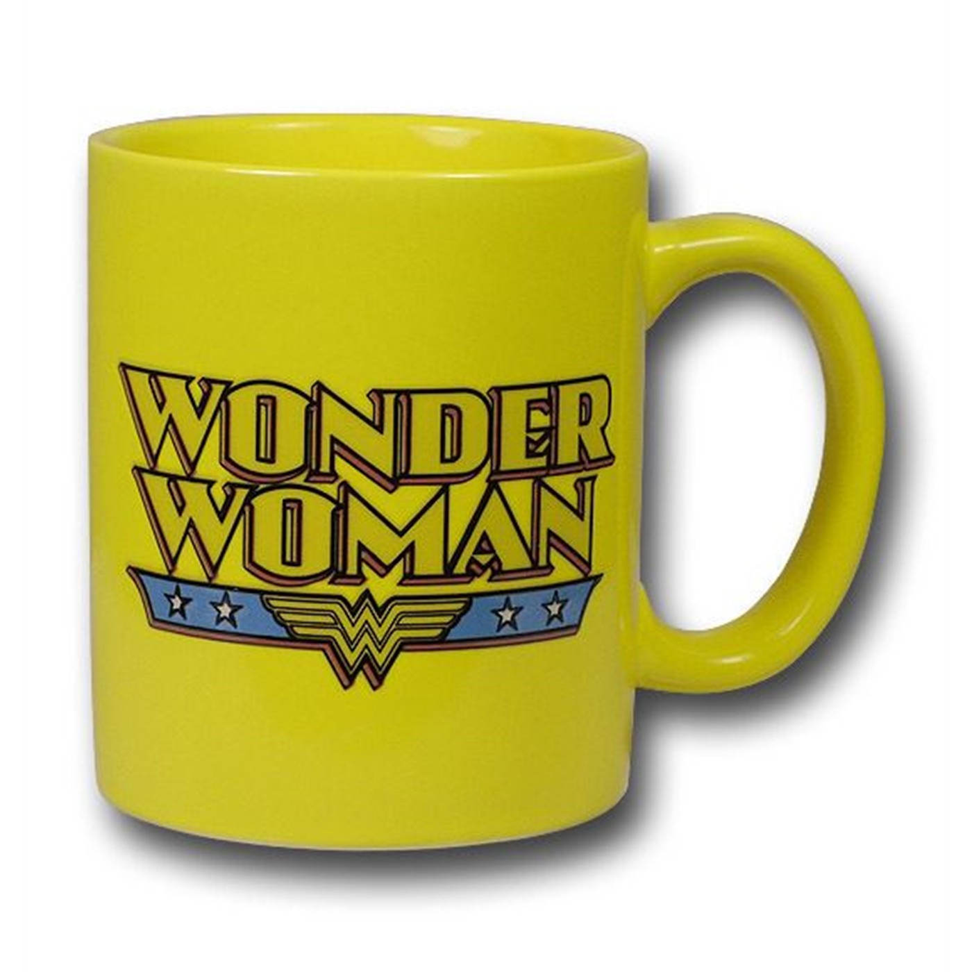 Wonder Woman Logo Yellow Mug, Yellow