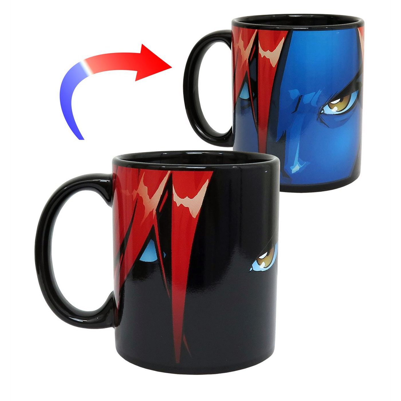 X-Men Mystique Heat Changing Mug, Black