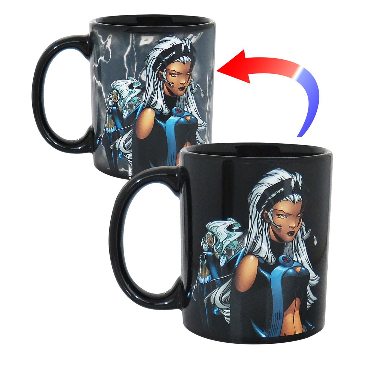 X-Men Storm Heat Changing Mug, Black
