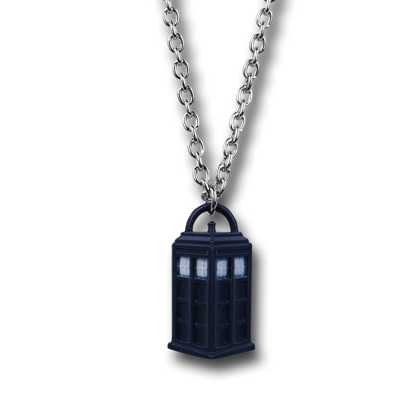 Doctor Who Tardis Necklace, Blue