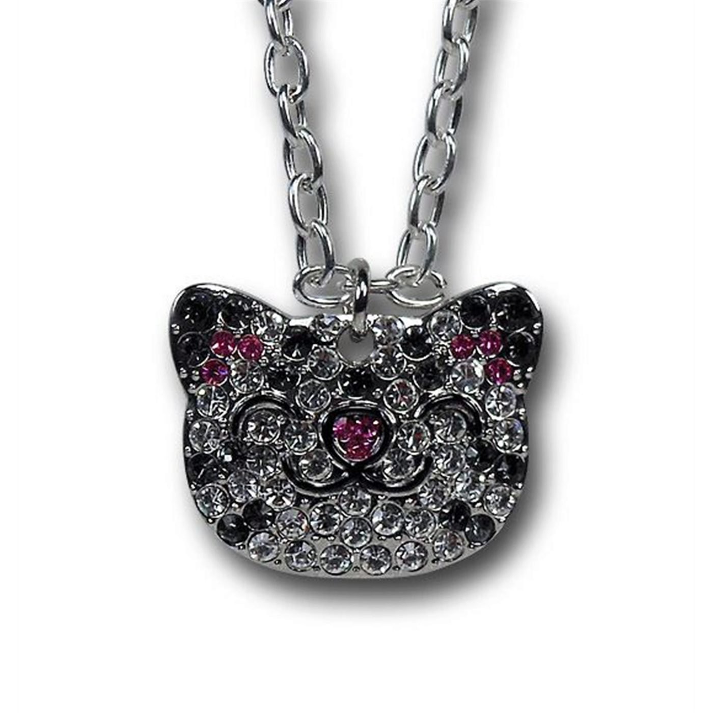 Big Bang Theory Soft Kitty Rhinestone Head Necklace