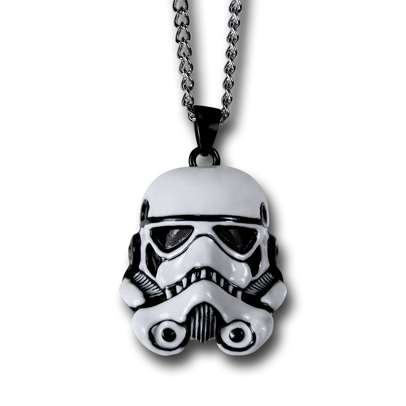 Star Wars Stormtrooper Charm Necklace, White
