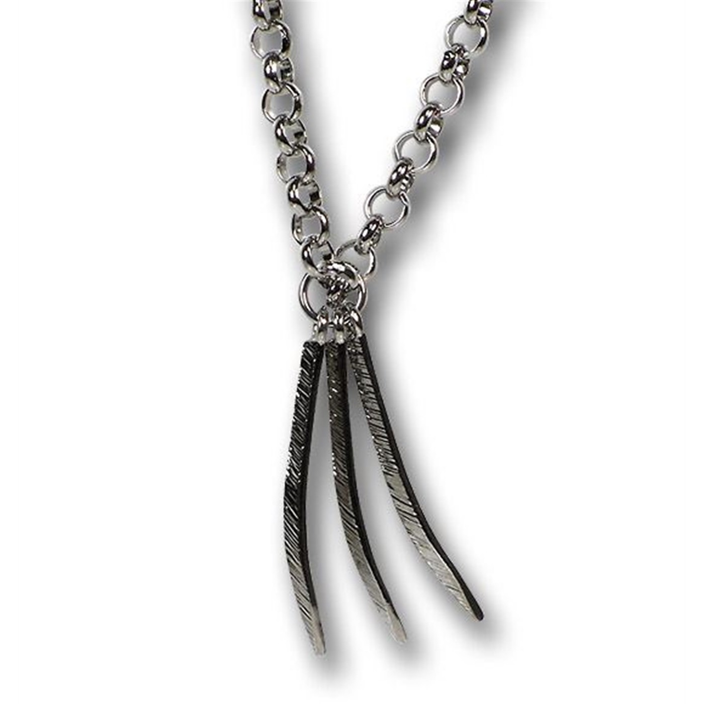 Wolverine Metal Claw Necklace, Grey