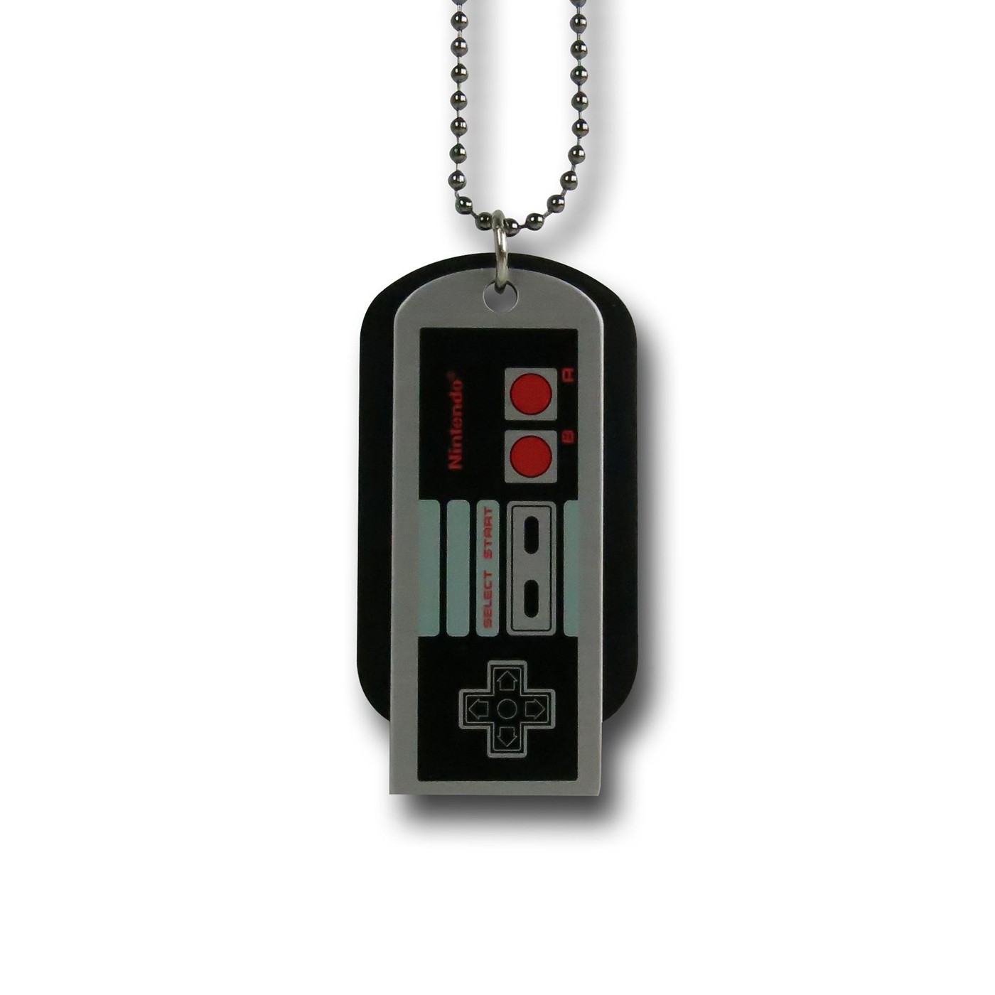Nintendo Controller Dog Tags, Black