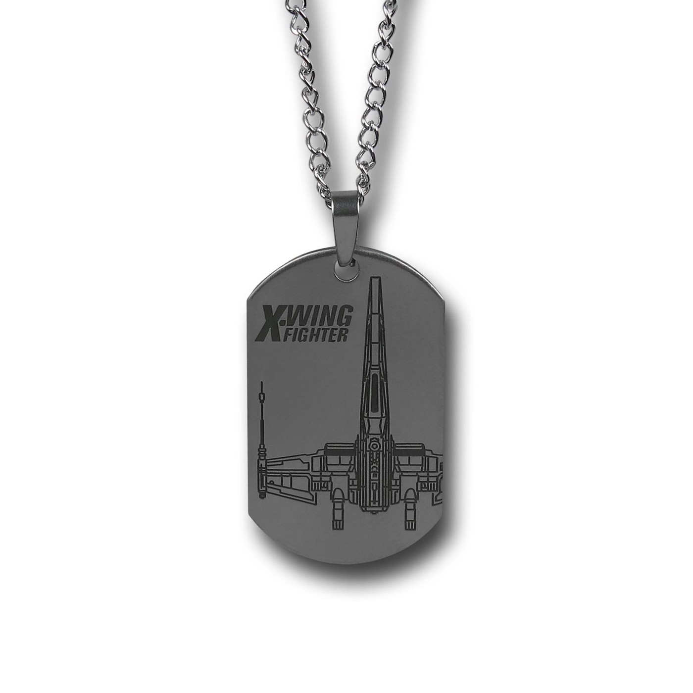 Star Wars Force Awakens X-Wing Dog Tag Necklace