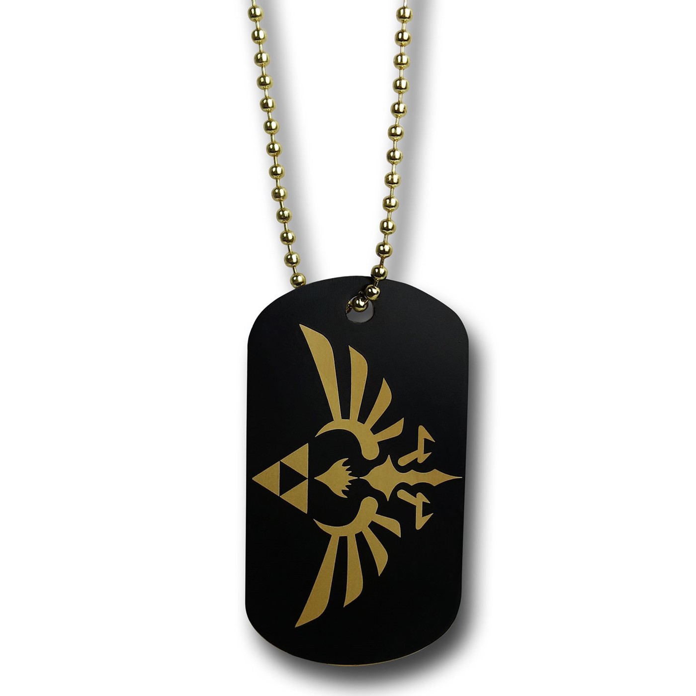 Zelda Symbol Dog Tag, Black