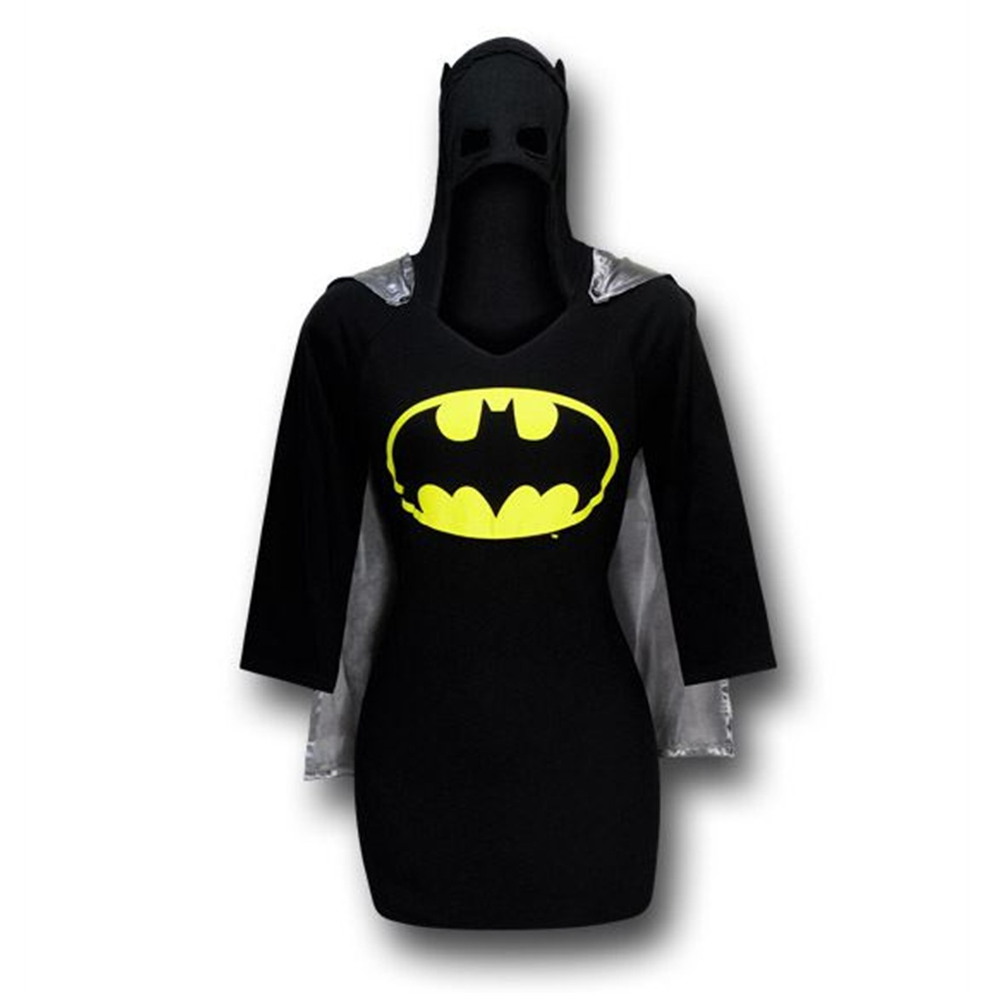 Batgirl Women's Night Shirt w/Hood and Cape