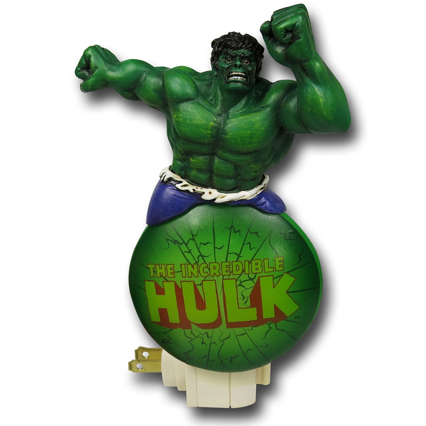 Hulk Figural Night Light, Green