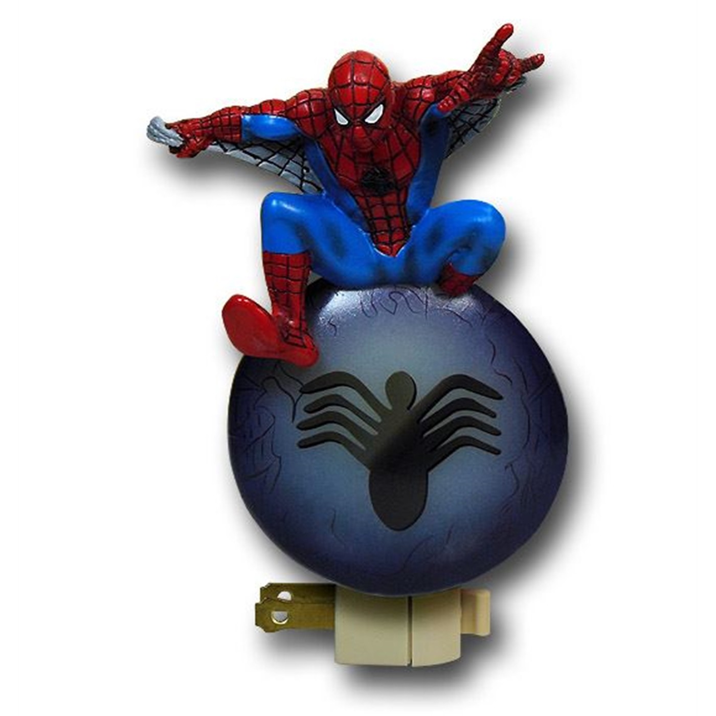 Spiderman Figural Night Light, Blue
