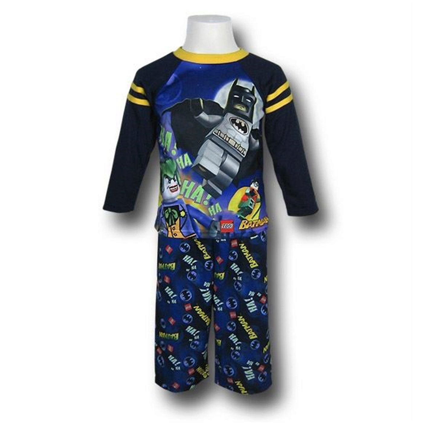 Lego Batman and Joker HA HA Pajamas, Blue