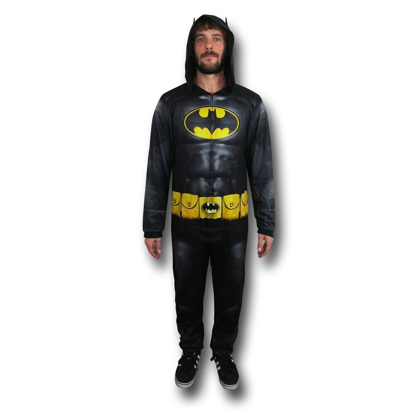 Batman Dark Knight Sublimated Union Suit, Black