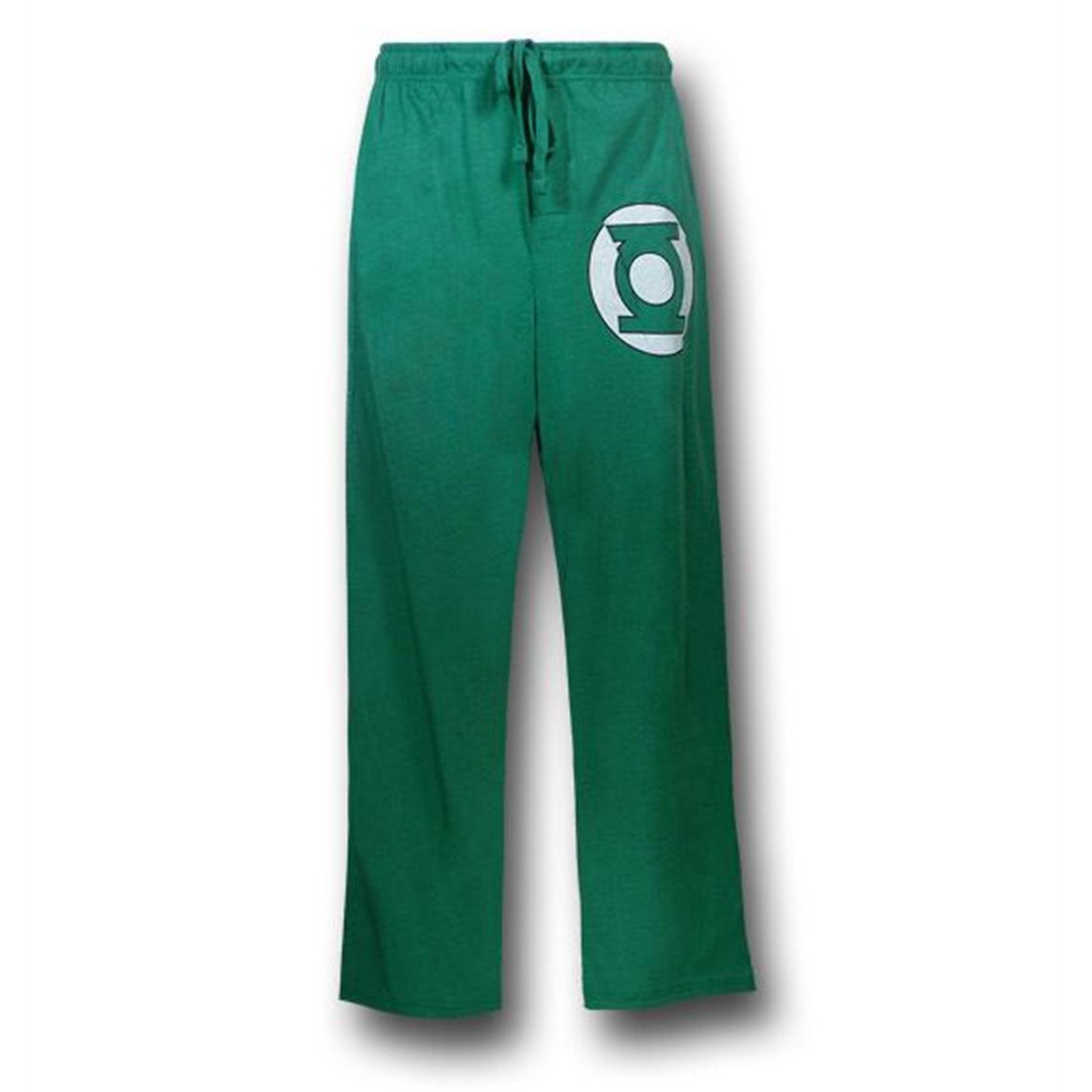 Men's Green Lantern Symbol Green Pajama Pants, Green