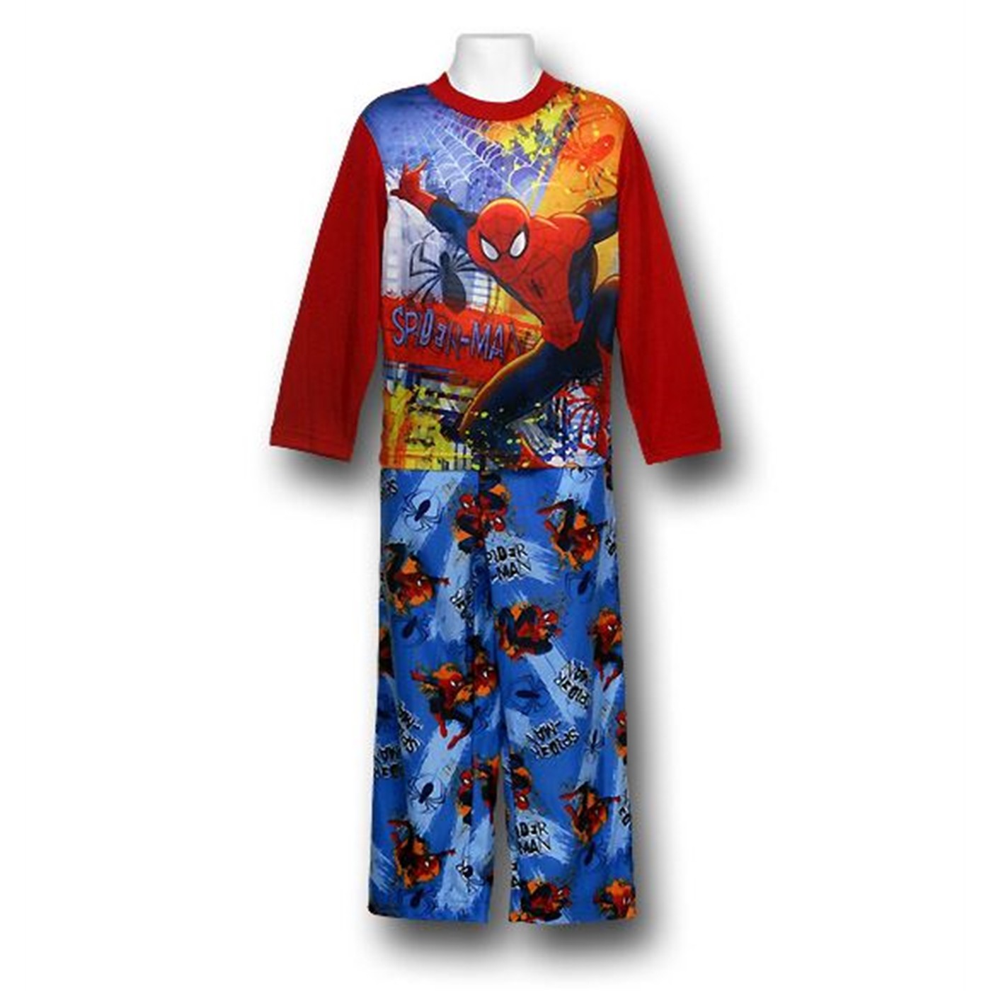 Spiderman Kids Ultimate Spidey Pullover Pajamas