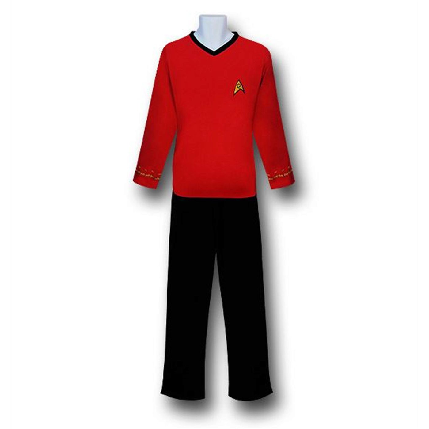 Star Trek Engineering 2-Piece Pajama Set, Red