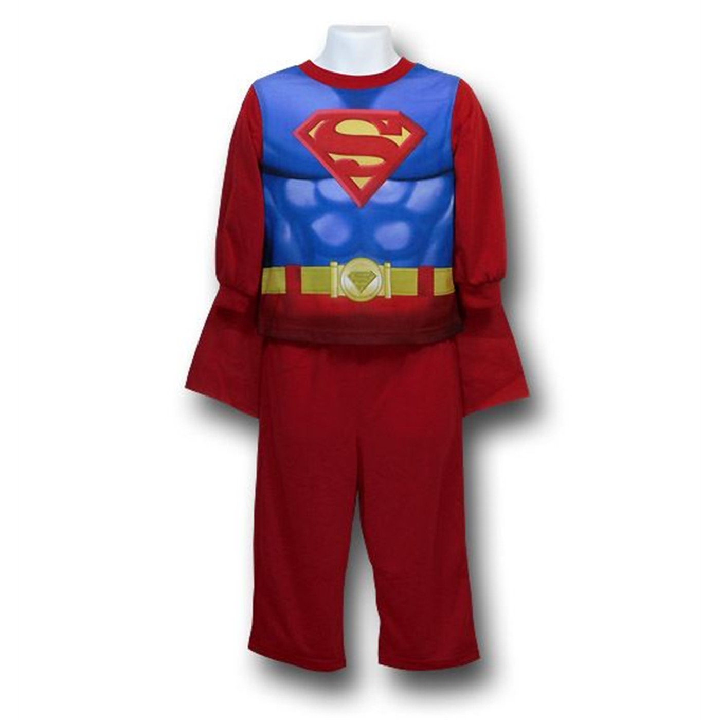 Superman Kids Caped Costume Pajama Set, Red