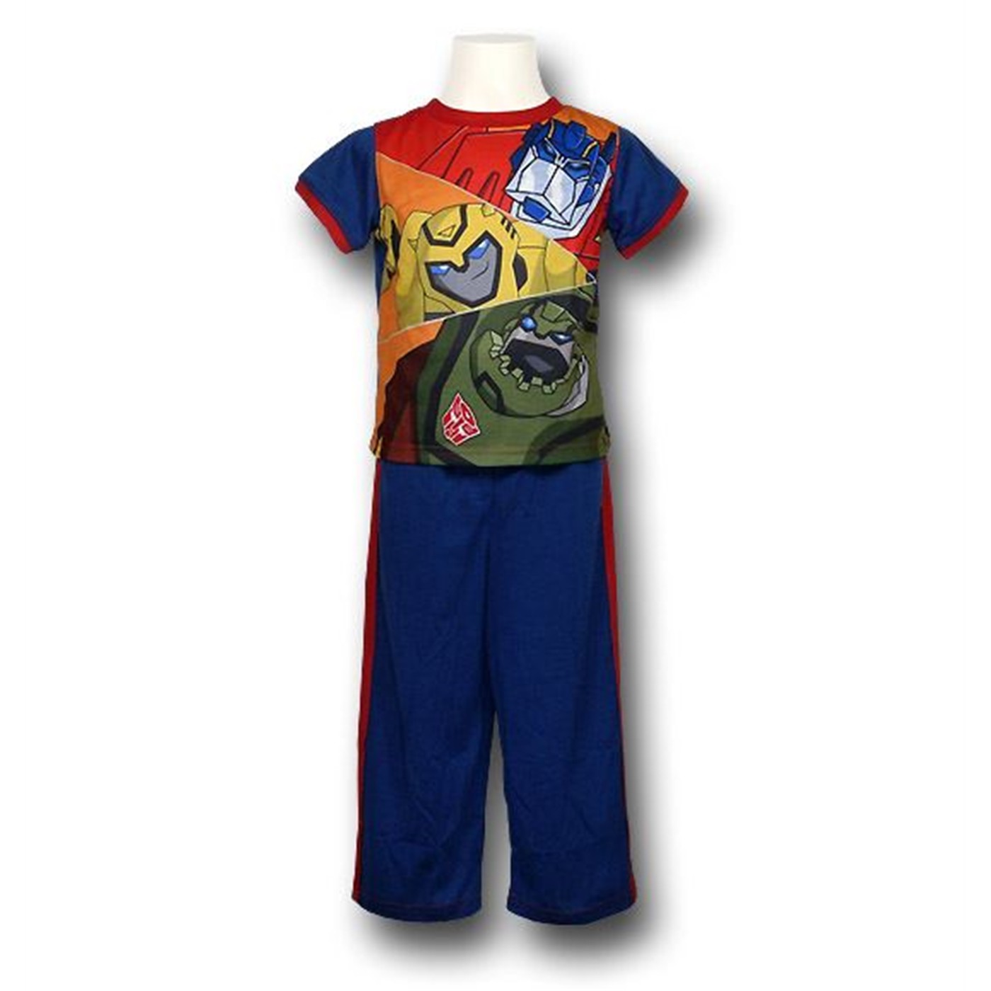 Transformers Kids Animated 2 Piece Pajamas, Blue