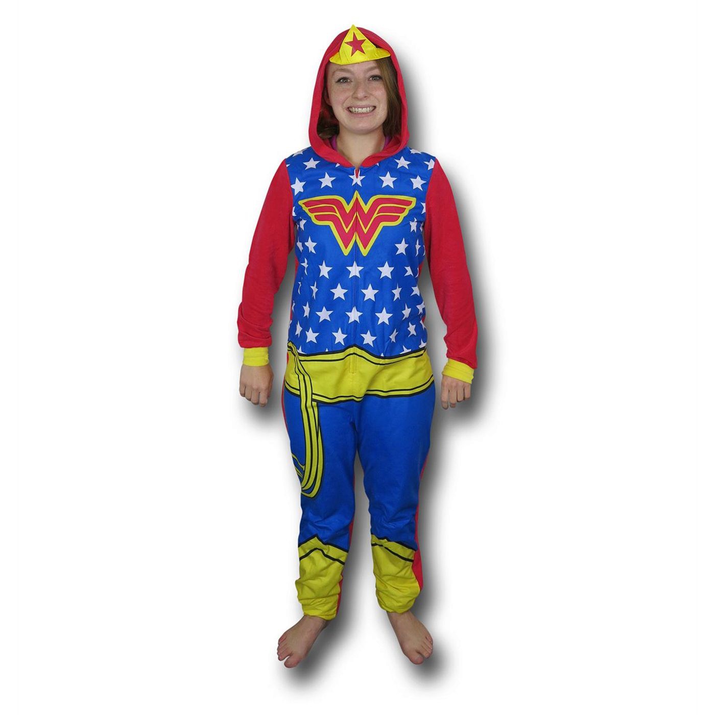 Wonder Woman Costume Women's Union Suit, Blue