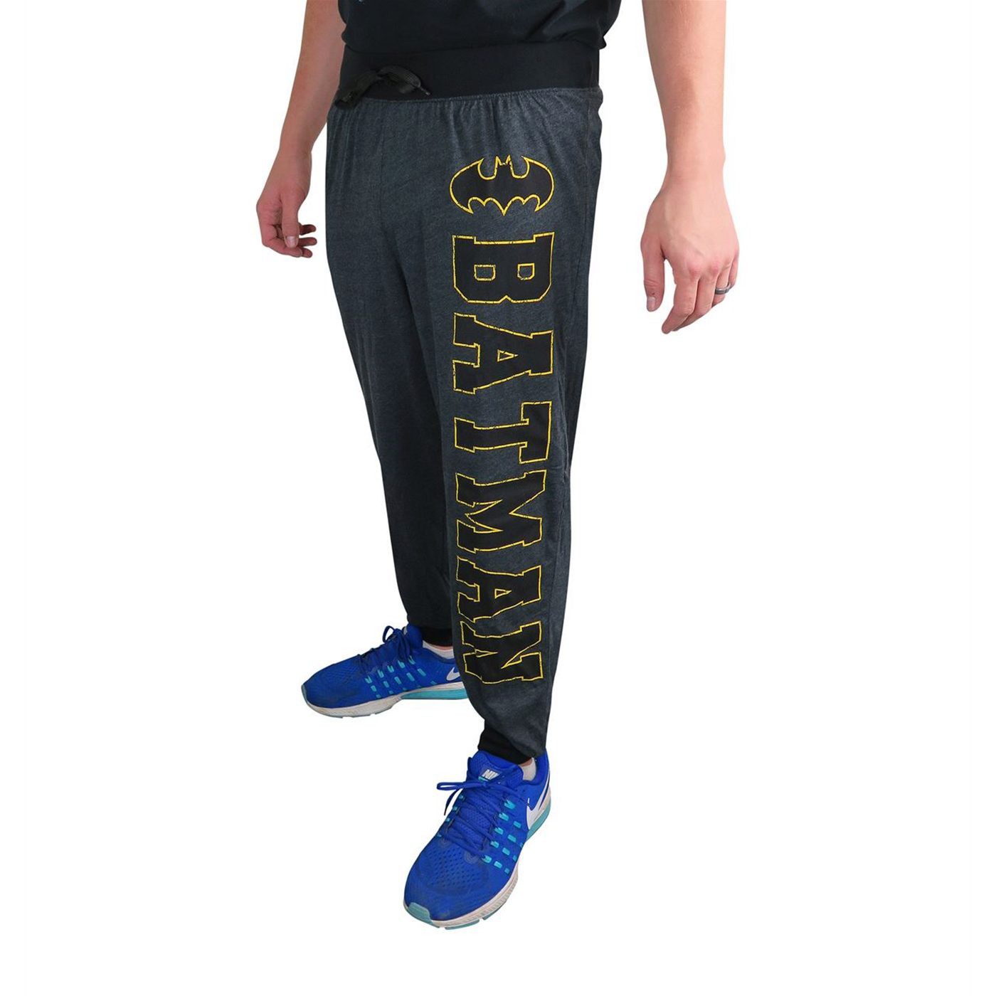 Batman Symbol & Text Jogging Pants, Black